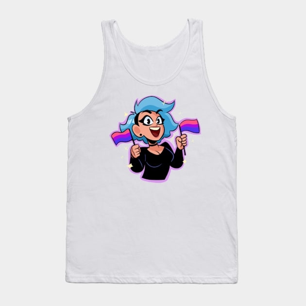 PeachFuzz Bisexual Pride Tank Top by PeachFuzz Comics Store